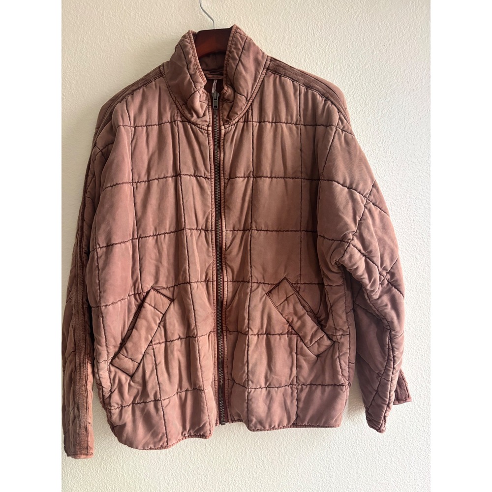 FREE PEOPLE Mauve / brown
Dolman quilted jacket Women S